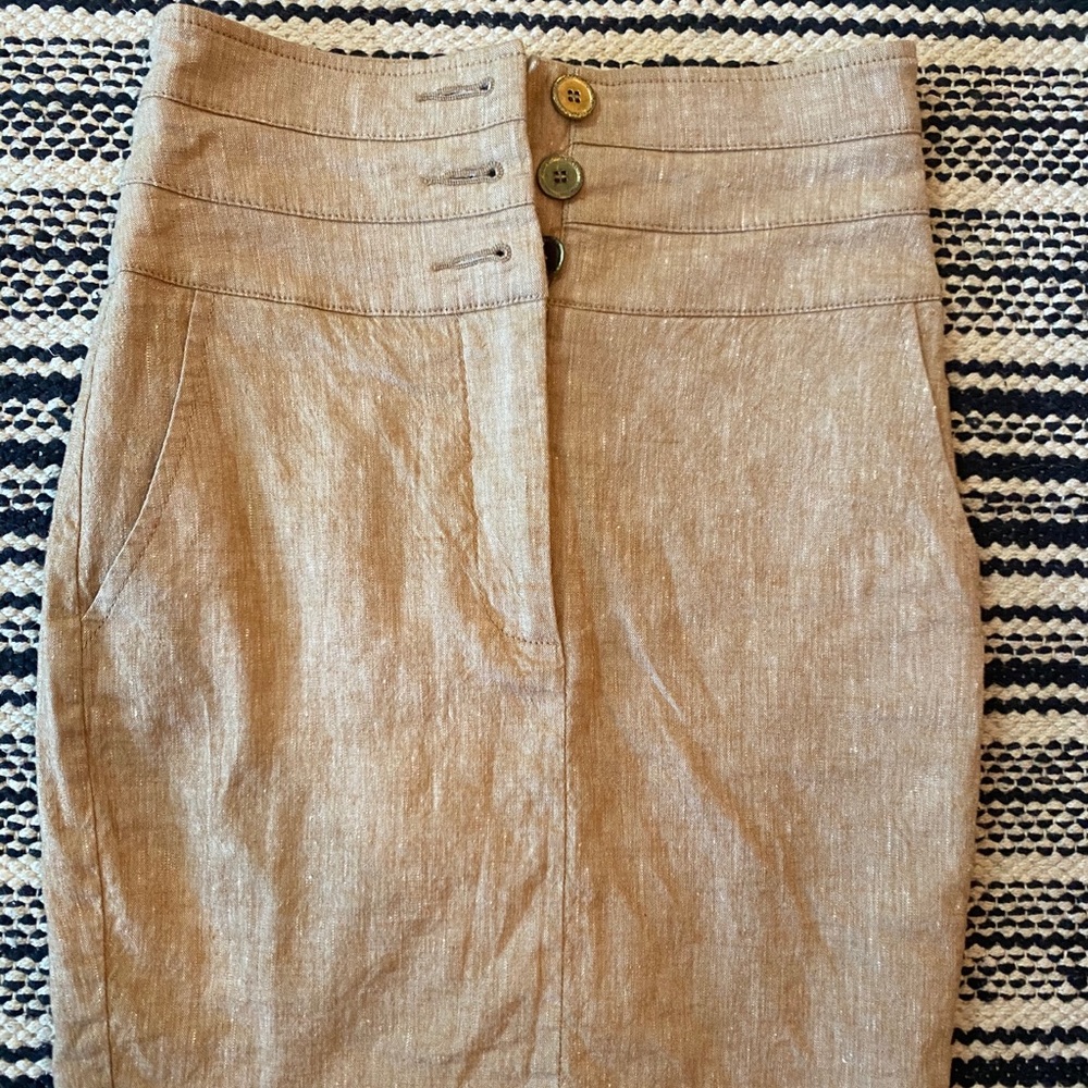 Button up pencil skirt